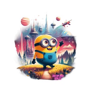 Animated Style PNG , 300 DPI Digital Download Clipart ,Cute Cartoon Design for T-Shirts, Stickers, Sublimation, Crafts & More
