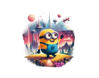 Animated Style PNG , 300 DPI Digital Download Clipart ,Cute Cartoon Design for T-Shirts, Stickers, Sublimation, Crafts & More