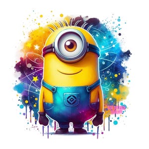 Animated Style PNG , 300 DPI Digital Download Clipart ,Cute Cartoon Design for T-Shirts, Stickers, Sublimation, Crafts & More
