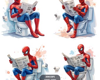 Super Hero PNG Bundle, 4000x4000px, 300 DPI High Resolution, Comic Clipart, Sublimation and Print Ready, Hero, Gift, Funny PNG, T-shirt Png