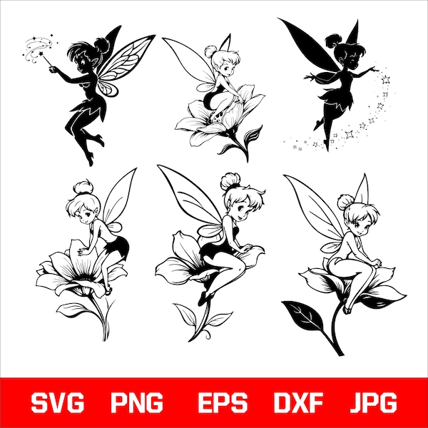 Cute Tinker Bundle SVG PNG Jpg Dxf EPS | Fun Cartoon Clipart for Kids Crafts, Shirts, Stickers | Instant Digital Download