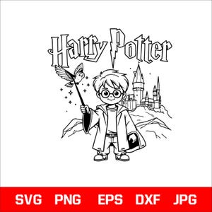 Wizard, School SVG PNG Jpeg Eps Dxf, Movie Reel and Cinematic Clipart Pack, 300 DPI Digital Files for T-Shirts and Crafts, Gift for him,
