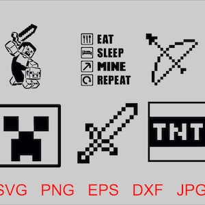 Game , Movie , Cartoon Bundle - svg - png - eps - dxf - jpg