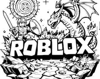 Roblox ゲーマー SVG PNG EPS DxfJpeg | デジタルダウンロード | Roblox バースデーシャツのデザイン | 印刷可能なゲームクリップアート