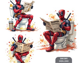 Super Hero PNG Bundle, 4000x4000px, 300 DPI High Resolution, Comic Clipart, Sublimation and Print Ready, Hero, Gift, Funny PNG, T-shirt Png