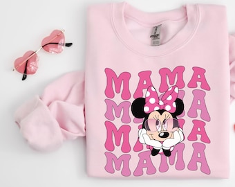 Mama T-shirt, Mama Sweatshirt,Minnie Mouse Shirt, Disney Trip Shirt, Mama Mouse Shirt, Mothers Day Shirt, Gift For Mom, Retro Disney Tee