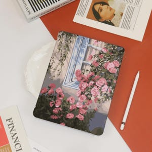 Retro Rose iPad Case,Custom iPad Case,iPad 10/9/8/7th Gift,iPad Pro 2024/2021,iPad Air 11/13" 2025/2024 Case,iPad Mini Cover For 7.9/8.3"