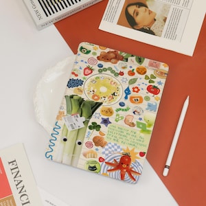 Cartoon Vegetables iPad Case,Custom iPad Case,iPad 10/9/8/7th Gift,iPad Pro 2024/2021,iPad Air 11/13" 2025/2024,iPad Mini Cover For 7.9/8.3"