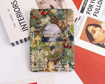 Retro Collage Paint Kindle Case Cover Sleeve,Kindle PaperWhite 12/11/10th,Kindle 6"/6.8"/7",Personalized Case Gift,Kindle 2024/Colorsoft