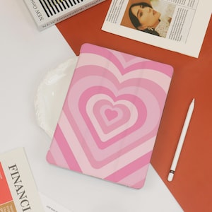 Pink Heart Girly iPad Case,Custom iPad Case,iPad 10/9/8/7th Gift,iPad Pro 2024/2021,iPad Air 11/13&quot; 2025/2024,iPad Mini Cover For 7.9/8.3&quot;