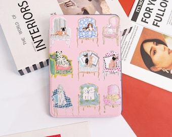 Cute Dog Drawing Kindle Case Cover Sleeve,Kindle PaperWhite 12/11/10th Case,Kindle 6"/6.8"/7",Personalized Case Gift,Kindle 2024/Colorsoft