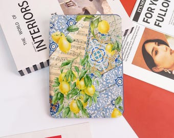Lemon Sheet Music Kindle Case Cover Sleeve,Kindle PaperWhite 12/11/10th Case,Kindle 6"/6.8"/7",Personalized Case Gift,Kindle 2024/Colorsoft