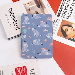Cute Eeyore Pattern Kindle PaperWhite 12/11/10th Case,Kindle 6/6.8/7",Personalized Case Gift,Kindle 2024/2022/Colorsoft