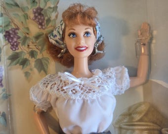 NEAR MINT Vintage Barbie in I Love Lucy Italian Movie Wine Making