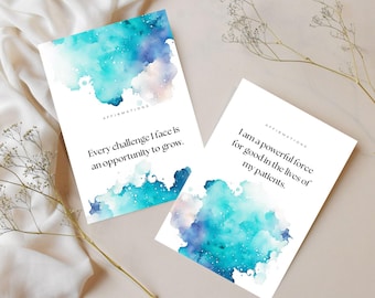 25 Uplifting Affirmations for Female Healthcare Workers | Digital Download | EmpowerHER with Positive Mindset Cards