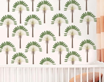 Wandtattoos Palme, Tropisches Kinderzimmer Dekor