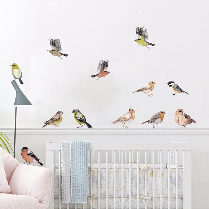 Bird Wall Decal - Etsy UK