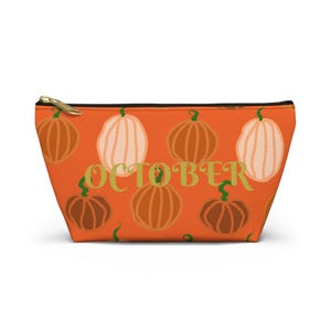 Kürbis Themed Accessoire Beutel, Herbst Make-up Tasche