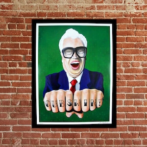 Chicago cubs art,Chicago cubs painting,cubs fan,cubbies,Harry Caray,mlb Baseball art,tattoo art,pop art,sports painting,chicago print poster