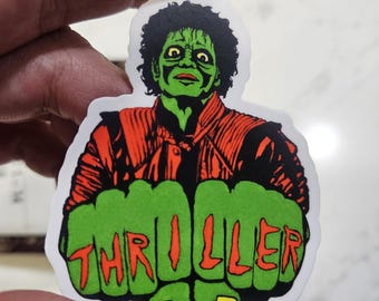 Skateboard Sticker Vintage Vinyl Laptop Luggage Decals Dope Sticker Michael Jackson thriller sticker tattoo art,zombie sticker art,halloween
