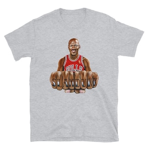 Camisa de Michael Jordan, camiseta SLAM DUNK Unisex, jordans, air jordan, jumpman, arte del tatuaje de nudillos, camisa de baloncesto, cabra, camisa de arte, camisa rara