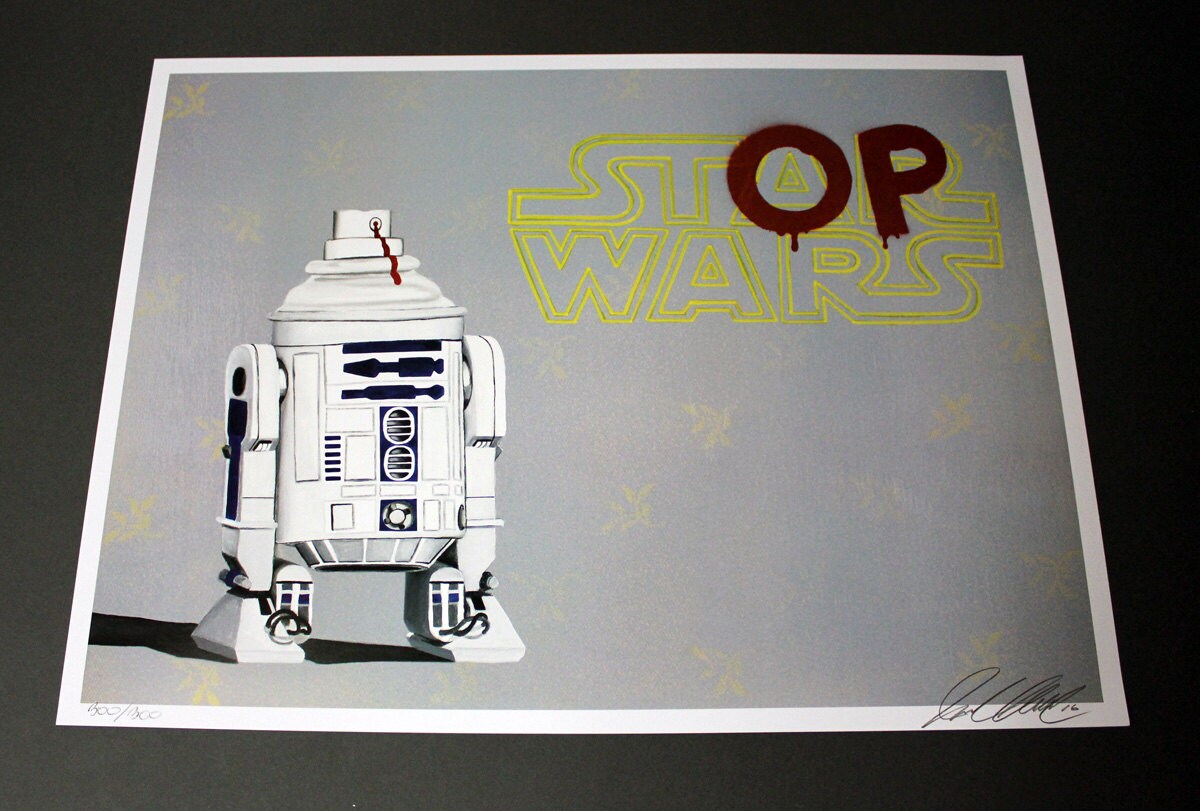 Star Wars Art Painting,star Wars Wall Decor,graffiti Art,spray