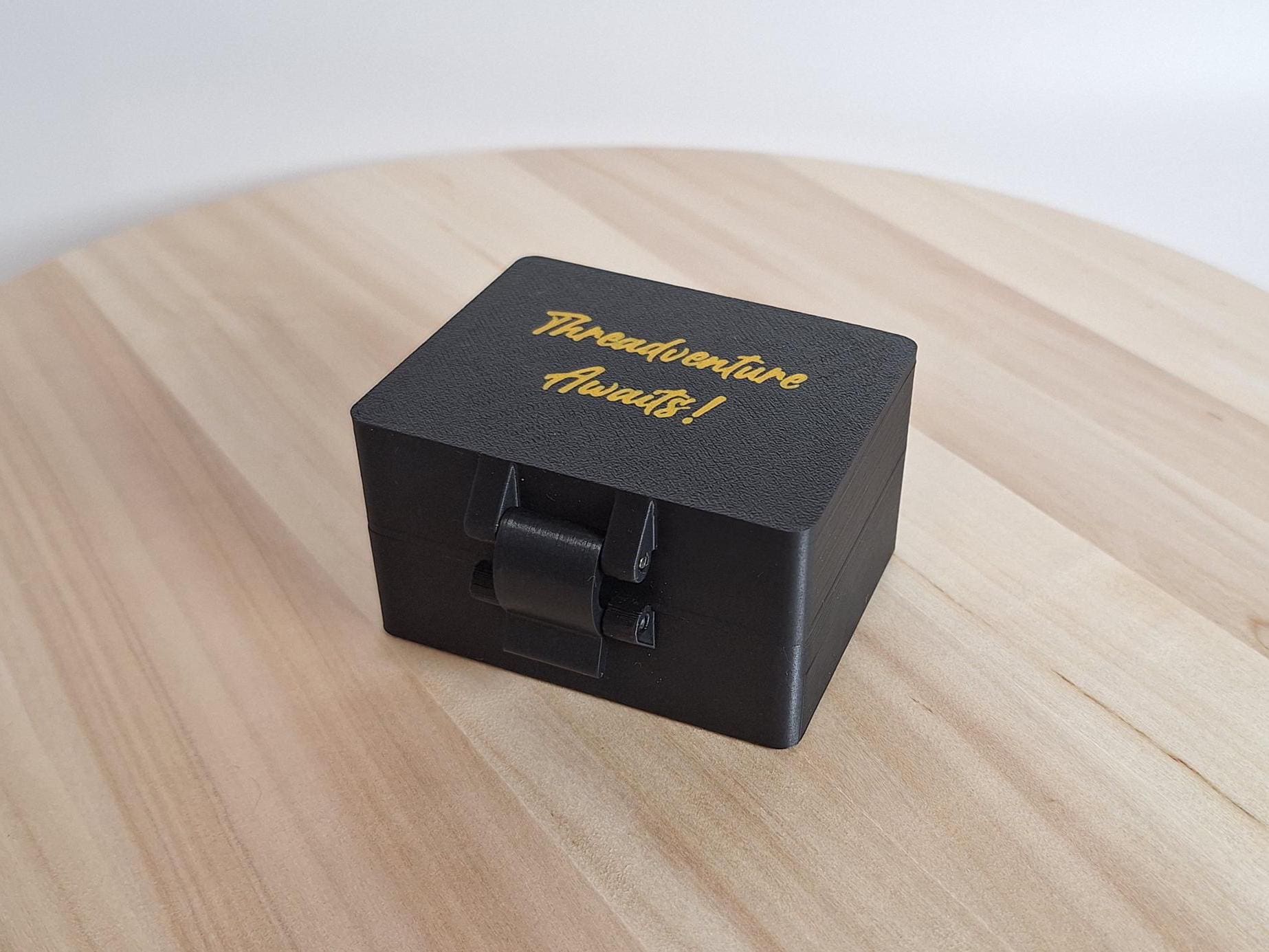 Floss Bobbin Box with Magnet - Cross Stitch Travel Box, Eco-Friendly, Biodegradable PLA Polymer, Embroidery storage, Floss bobbin holder