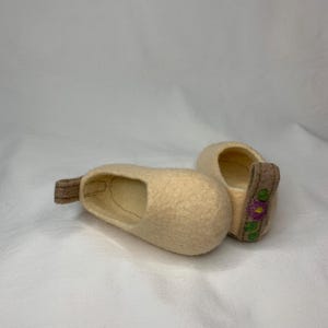 Baby Booties –  Wool Felt Boots – Handmade 9.5 cm Baby Shoes bambina