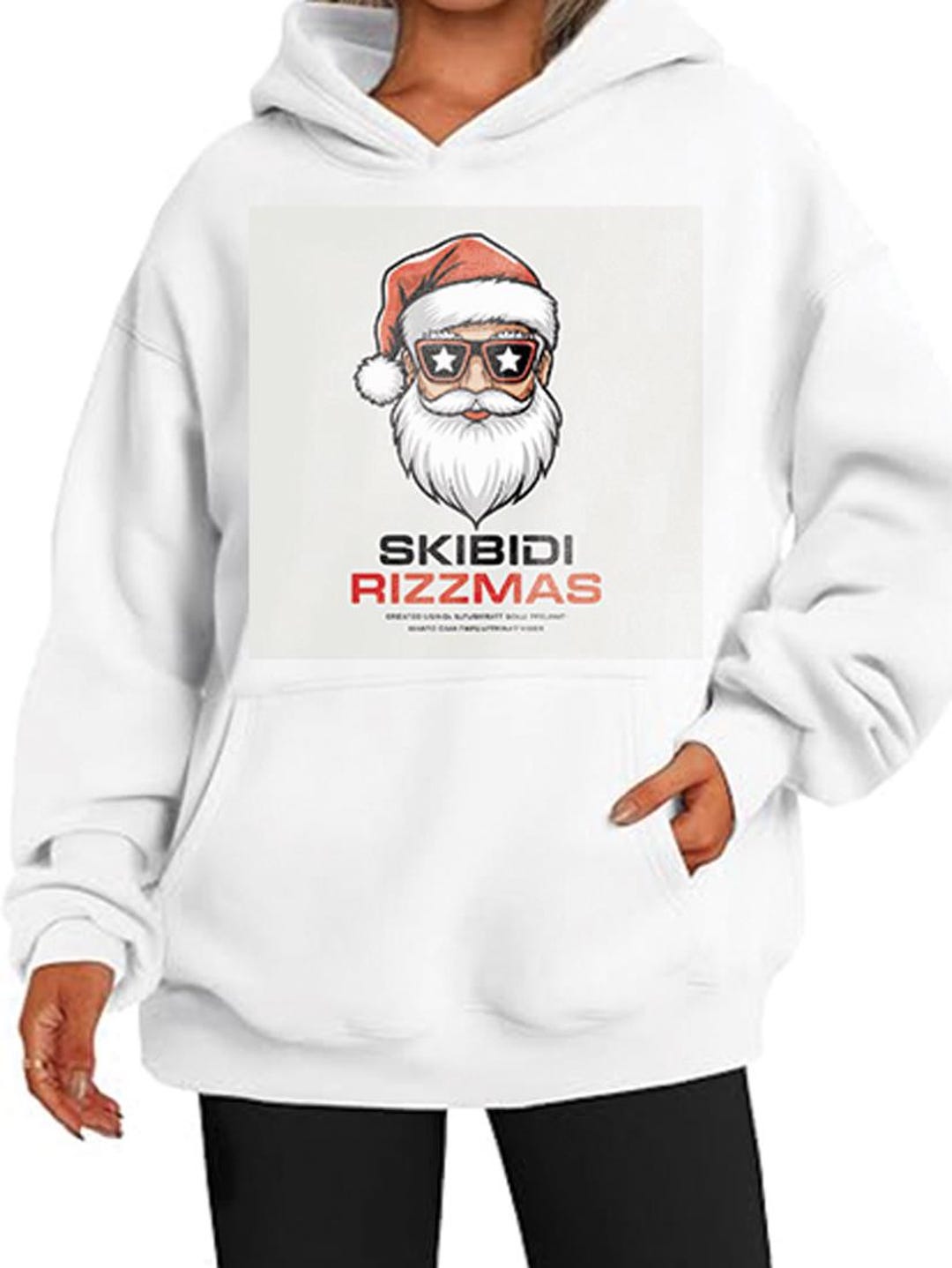 Skibidi Rizzmas Christmas Rizz Santa Claus Charisma Kid Cool Unisex ...