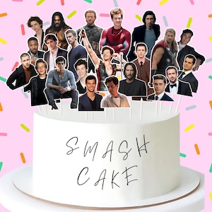 Custom Celebrity Smash Cake Toppers DIGITAL PDF DOWNLOAD