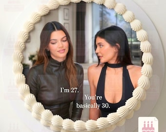 27th Birthday Cake You're Basically 30 Cake topper