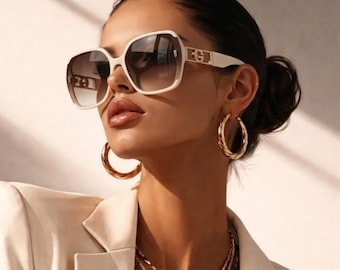 Oversized Designer Style Sunglasses – Lightweight UV400 Fashion Shades