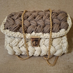 Handmade Bag /Shoulder Bag /Crochet Bag /Woven Bag /Hand Knitted Bag /Luxury Bag /Women&#39;s Bag /Designer Bag /Gift