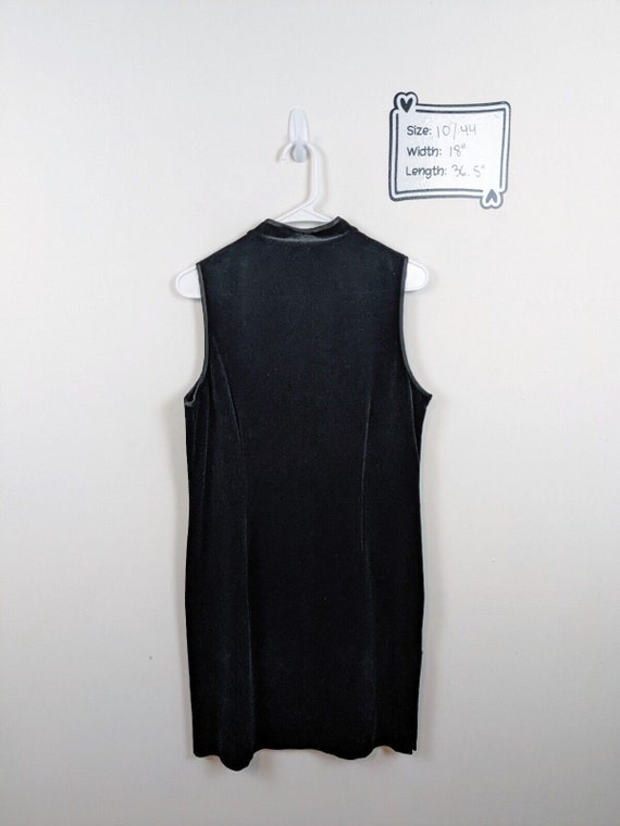 VTG 90s Emanuel Ungaro Liberté Black Velvet Cheon… - image 2