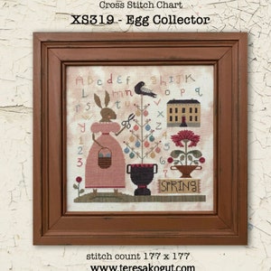 PDF | sampler | cross stitch | needlework | Teresa Kogut | Egg Collector | XS319