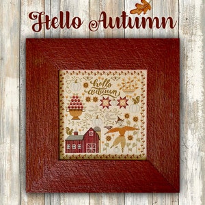 cross stitch | needlework | Hello Autumn Book