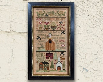 sampler | cross stitch | needlework | Teresa Kogut | Beauty Fades | XS4018