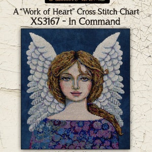 PDF | Angel | Cross Stitch Chart | Downloadable | EPattern | Needlework | DIY | Crafts | In Command | XS3167