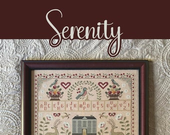 cross stitch | needlework | Serenity Sampler Book | XS4023