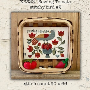 Cross Stitch Chart Needlework DIY Crafts Sewing Tomato XS322 image 1