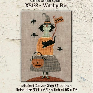 cross stitch | needlework | Teresa Kogut | Witchy Poo | XS138