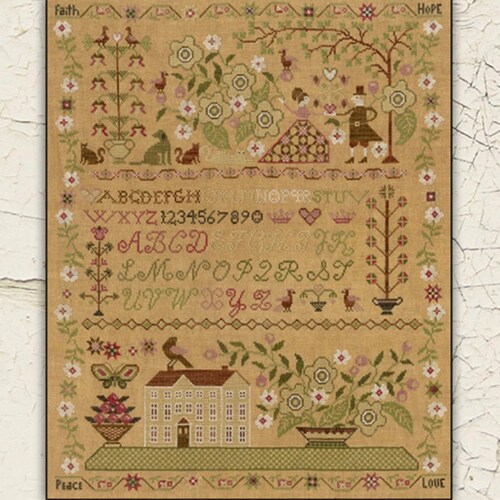 Cross Stitch Needlework Teresa Kogut Good Tidings Work Etsy