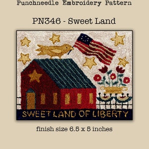 Punchneedle | Teresa Kogut | Pattern | Needlwork | DIY | Crafts | SWEET LAND | PN346