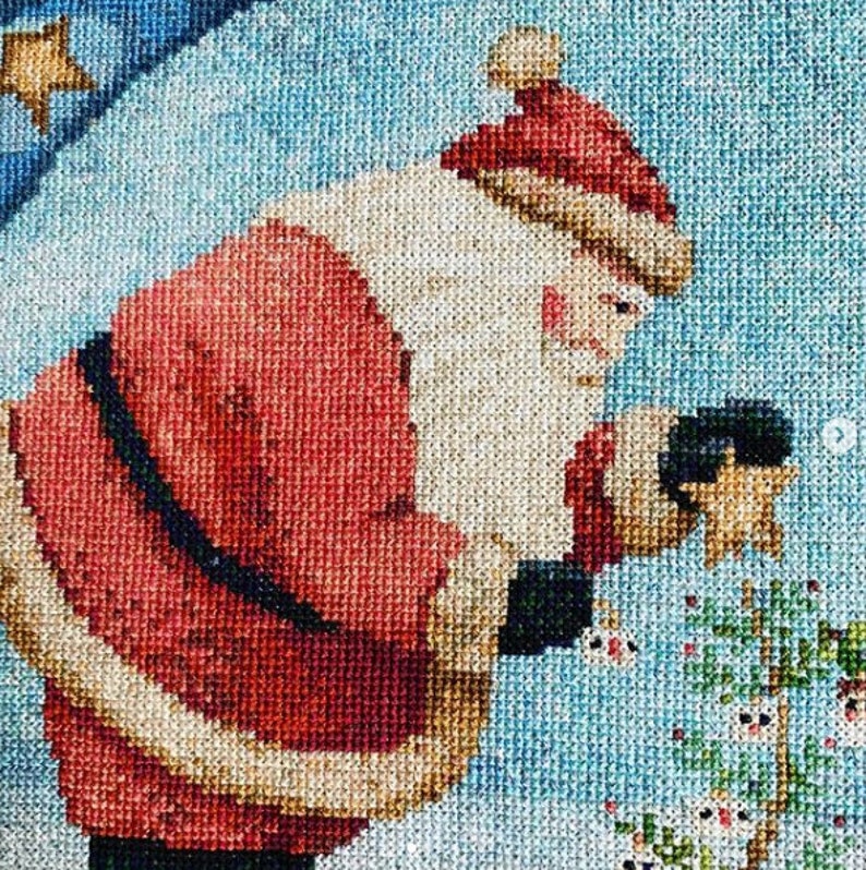 Cross Stitch Needlework Teresa Kogut Good Tidings Work Etsy