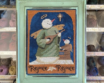 Snowman | Primitive | Cross Stitch Chart | Needlework | DIY | Crafts | Rejoice Rejoice Snowmen | XS291