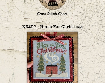 PDF | Cross Stitch Chart | Downloadable PDF | EPattern | Needlework | DIY | Crafts | Home for Christmas | XS257