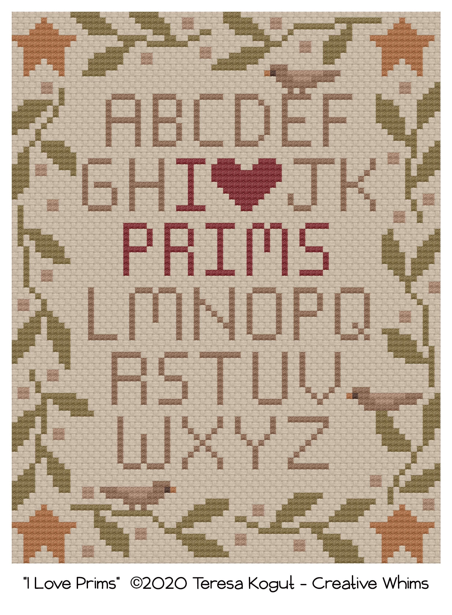 Cross Stitch Chart Downloadable PDF Epattern Needlework DIY Crafts I ...