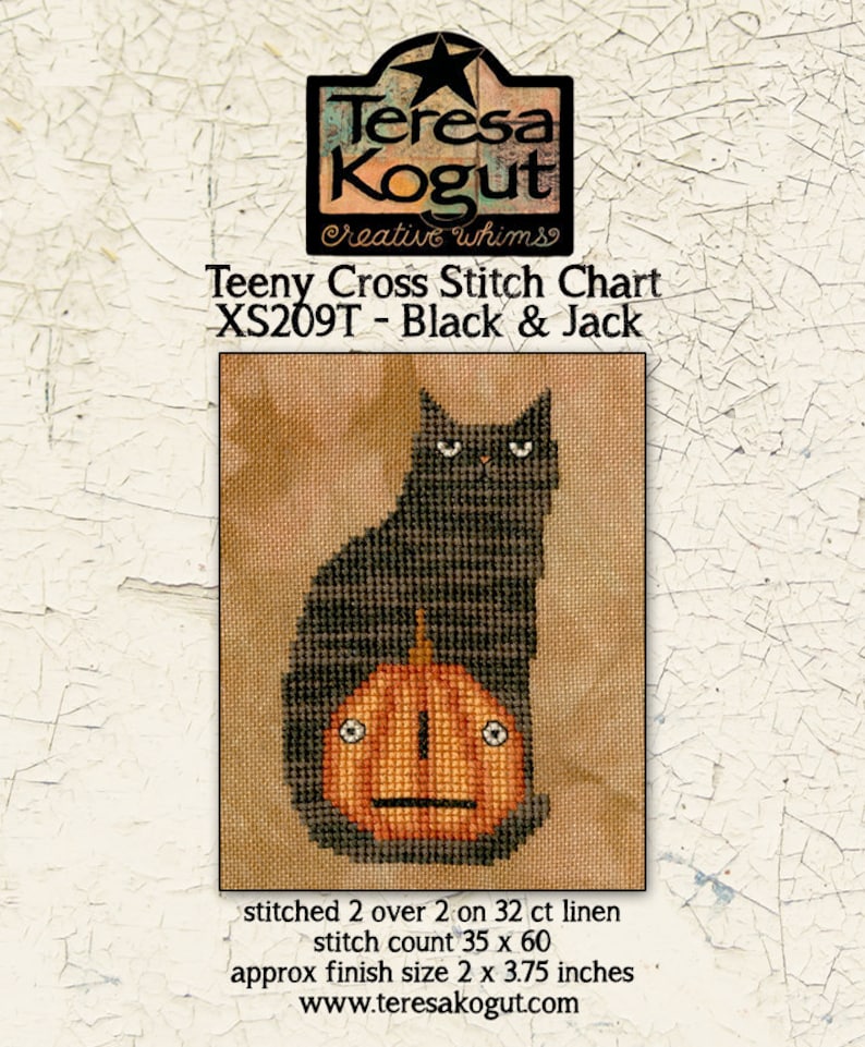 Halloween  Cross Stitch Chart  Needlework  DIY  Crafts  image 0