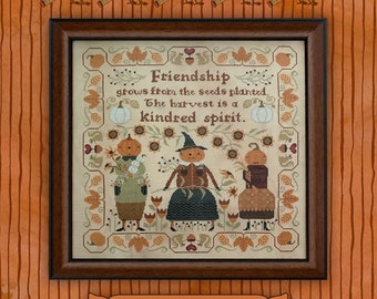 cross stitch | needlework | Harvest Friends Book