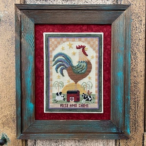 Farmhouse | Cross Stitch Chart | Needlework | DIY | Crafts | Rise and Shine | XS195